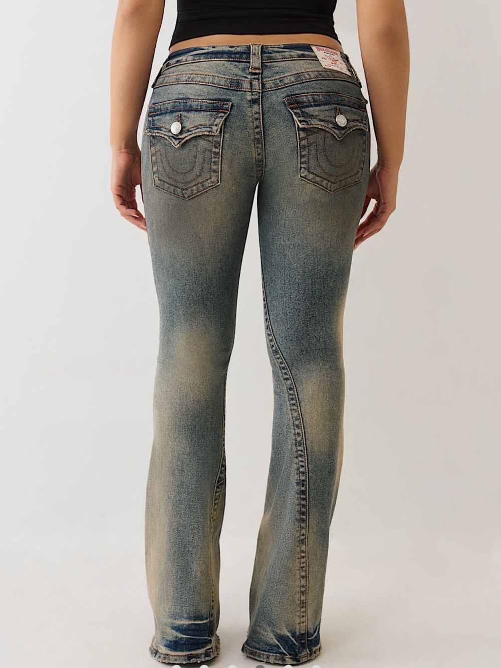 True religion Joey Low Rise Flare Jean